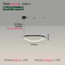 Axyaa Modern Designer Circular Pendant Light for Bedroom and Living Room
