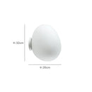 Axyaa Glass Egg Sconces with E27 LED Bulb