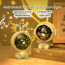 Axyaa Rabbit Astronaut Star Projector Night Light Music Box Children's Gift