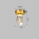 Axyaa Modern Diamond Chandelier Crystal Ceiling Light for Home Kitchen and Living Room