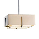 Axyaa Chinese Style Tea Room Pendant Light, Fabric Retro Ceiling Light for Living Room