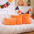 Axyaa Gilded Pumpkin Halloween Pillowcase Cojines Festival Decor Throw Cushion Cover