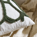 Axyaa Flower Embroidery Polyester Pillowcase Cojines for Home Decor