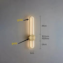 Axyaa Nordic LED Wall Lamp for Bedroom Living Room Foyer Dining Minimalist Modern