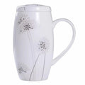 Axyaa Bone  Big Coffee Mug Enamel Tea Time Cup Large Christmas Gift
