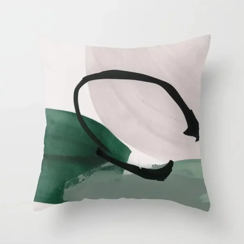 Geometric Abstract Pillow Case 45x45cm Axyaa Home Decor Square Cushion Cover
