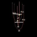 Axyaa Designer Glass Chandelier Pendant Light LED - Hall Villa Decor