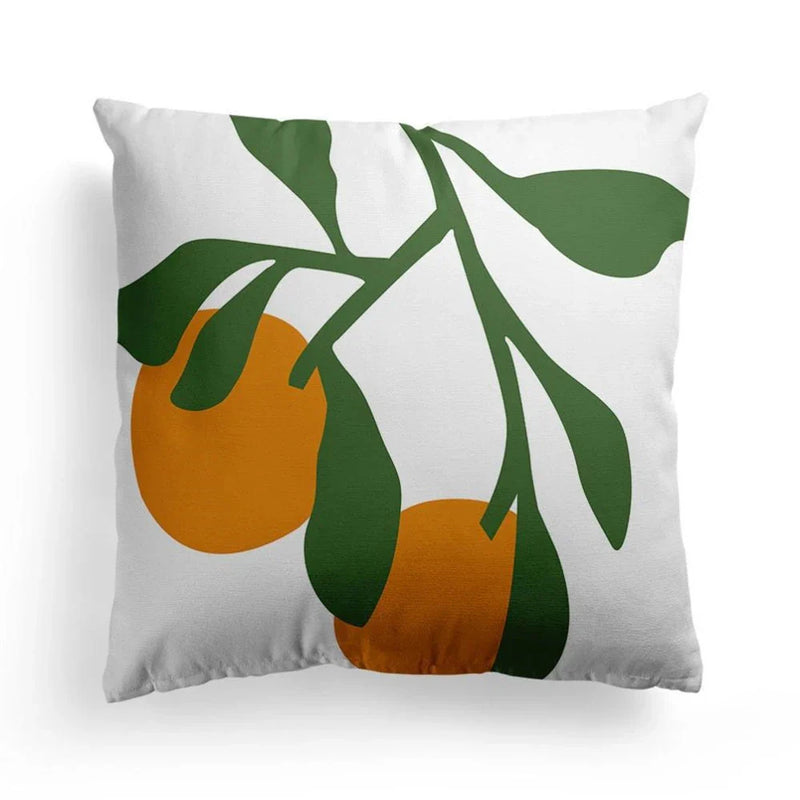 Axyaa Fresh Fruit Square Cushion Cover – Sofa and Home Decor Pillow Case