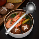 Axyaa Long Handle Stainless Steel Soup Ladle Spoon Skimmer Colander Tableware Home Kitchen
