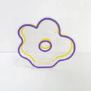 Axyaa Geometric Multicolor Acrylic Flower Vase Modern Wedding Decor