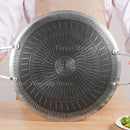 Axyaa Stainless Steel BBQ Grill Pan and Wok for Outdoor Cooking and Camping