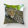 Cheetah Leopard Print Decorative Cushion Cover By Axyaa