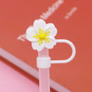 Axyaa Cherry Silicone Straw Toppers for Stanley 40 Oz Tumbler