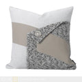 Axyaa Nordic Mica Square Pillow for Living Room Sofa, Light Luxury Bedside Cushion