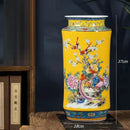 Axyaa Jingdezhen Ceramic Vase for Home Decor and Flower Arrangement