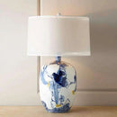 Axyaa Ceramic Hand-painted Table Lamp - Classic Chinese Home Decor