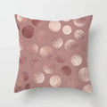 Axyaa Pink Geometric Print Decor Pillow Cover for Modern Luxury Home