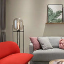 Axyaa Glass Bracket LED Floor Lamp - Modern Nordic Style for Living Room & Bedroom