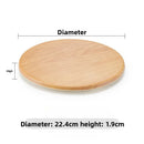 Axyaa Wood Grain Plastic Tray, Rectangular Hot Pot & Barbecue Plate