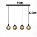 Axyaa Stainless Steel LED Chandelier Nordic Pendant Light for Dining Room & Living Room