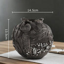 Axyaa Starry Night Vase: Creative Artwork Plant Pot for Aesthetic Room Decor