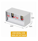 Axyaa Cube Wall Lamp: Indoor & Outdoor Aluminum Surface Light for Garden Porch, IP65 Waterproof