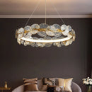 Axyaa Lotus Leaf LED Chandeliers: Modern Lighting Fixtures for Living Room, Bedroom, Dining Table.