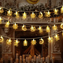 Axyaa Moon Star Castle Light Battery-Powered Eid Mubarak Decoration