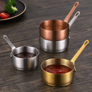 Axyaa Stainless Steel Sauce Pan with Handle and Mini Seasoning Dishes