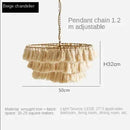 Axyaa Fela Tassel Chandelier Bohemian Pendant Lamp - Creative Hanging Light