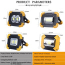 Axya Rechargeable LED Work Light: Handheld Spotlight Waterproof for Outdoor & Emergency