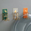 Axyaa Stainless Steel Wall Mount Organizer for Kitchen and Bathroom