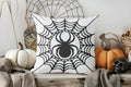 Axyaa Halloween Candy & Ghost Pillow Cover for Sofa, Bedroom, Car
