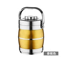 Axyaa 3-Layer Stainless Steel Insulated Bento Lunch Box - Large Capacity Pot