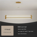 Axyaa Modern Double Row LED Chandelier for Office Meeting Room and Front Desk