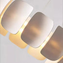 Axyaa White Acrylic Pendant Light- Nordic Style LED Hanging Lamp