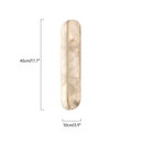 Axyaa Spain Marble Alabaster Wall Lamp for Indoor Decor Fixture in Living Room/Bathroom
