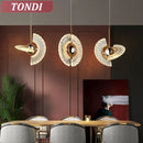 Axyaa Nordic Crystal Oval LED Chandelier for Living Room Home Decoration