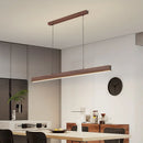 Axyaa Modern Walnut Pendant Light for Restaurant, Tea Room, Bar, Study & Dining Table