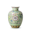 Axyaa Chinese Style Enamel Ceramic Vases Creative Home Office Decor
