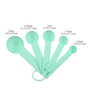 Axyaa Measuring Spoon Set - Kitchen Baking Tools - Multi-Purpose Plastic Handles