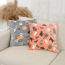Axyaa French Velvet Halloween Pillowcase Cojines - Luminous Sofa Headboard Cushion Cover
