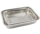 Axya Stainless Steel Colander Basket for Kitchen Sink - Rectangle Vegetable Fruit Washing Utensil