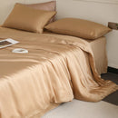 Axyaa Mulberry Silk Bedding Set Duvet Cover Flat Sheet Pillowcase Twin King Queen Size