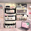 Axyaa Fabric Hanging Organizer with Large Pockets - Foldable Multi-layer Storage Holder