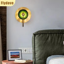 Axyaa Modern Luxury Glass Wall LED Lamp for Bedroom, Living Room, and Hotel Decoration