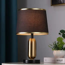 Axyaa Black Gold LED Table Lamp Modern Nordic Design for Home Living Room