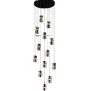 Axyaa Modern Spiral Staircase Pendant Light Crystal Restaurant Creative Minimalist