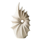 Axyaa Conch Shape Ceramic Vase for Home Decoration