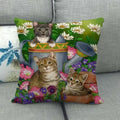 Axyaa Cat Garden Relax Pillowcase